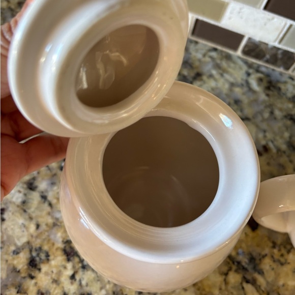 Rae Dunn by Magenta Ceramic Cream and Sugar in large letters 2 piece set NWOT - Picture 5 of 12